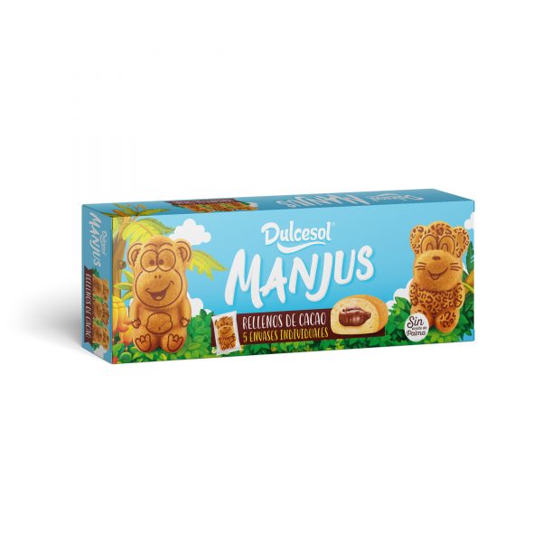Dulcesol Manjus 5 Chocolate Filled Cakes 125g (July - Aug 23) RRP 1.29 CLEARANCE XL 89p or 2 for 1.50